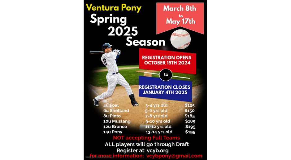 Spring 2025 Registration is OPEN!!