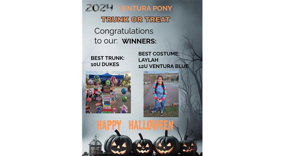 Trunk or Treat Winners